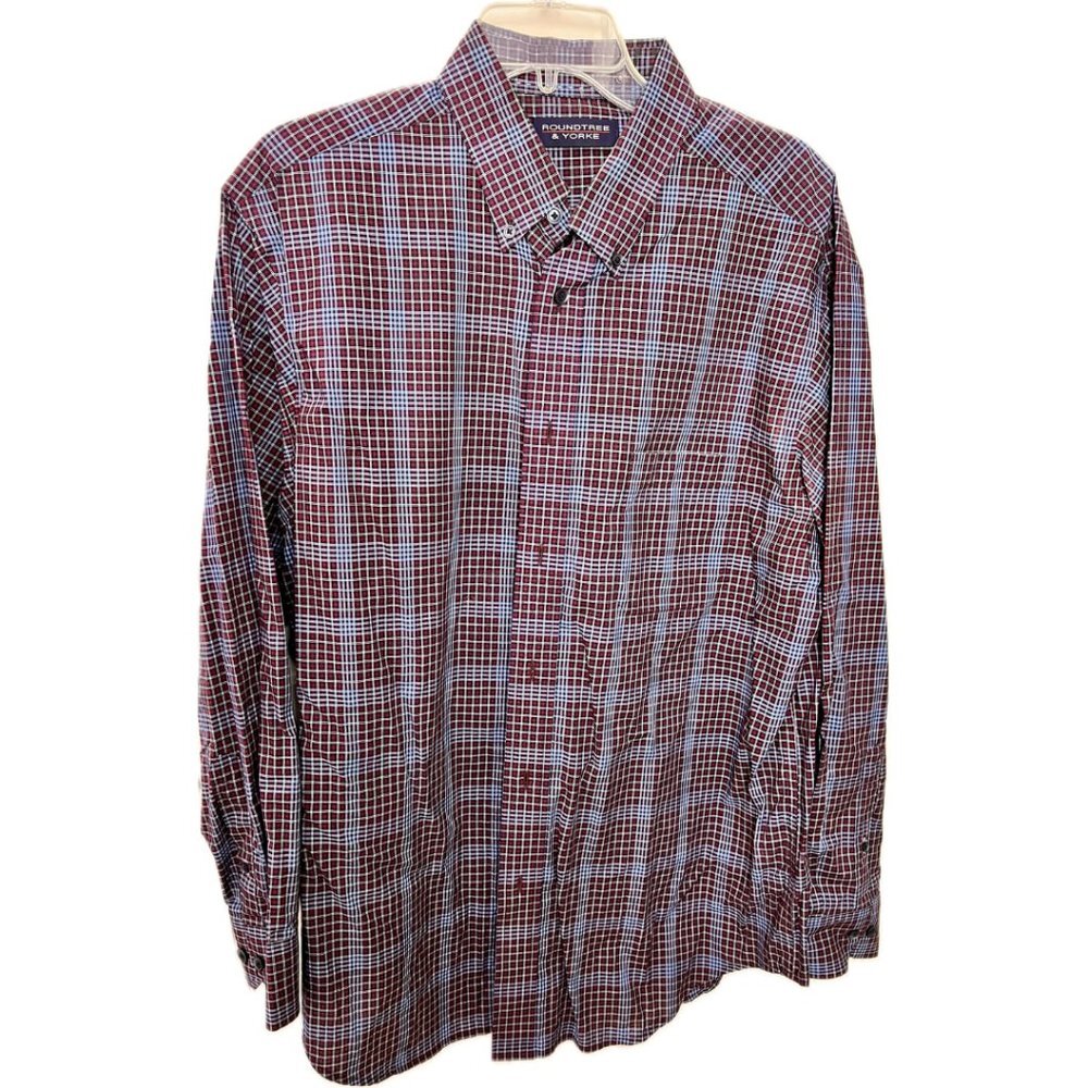 Roundtree & Yorke, Mens, Button down, casual, shirt